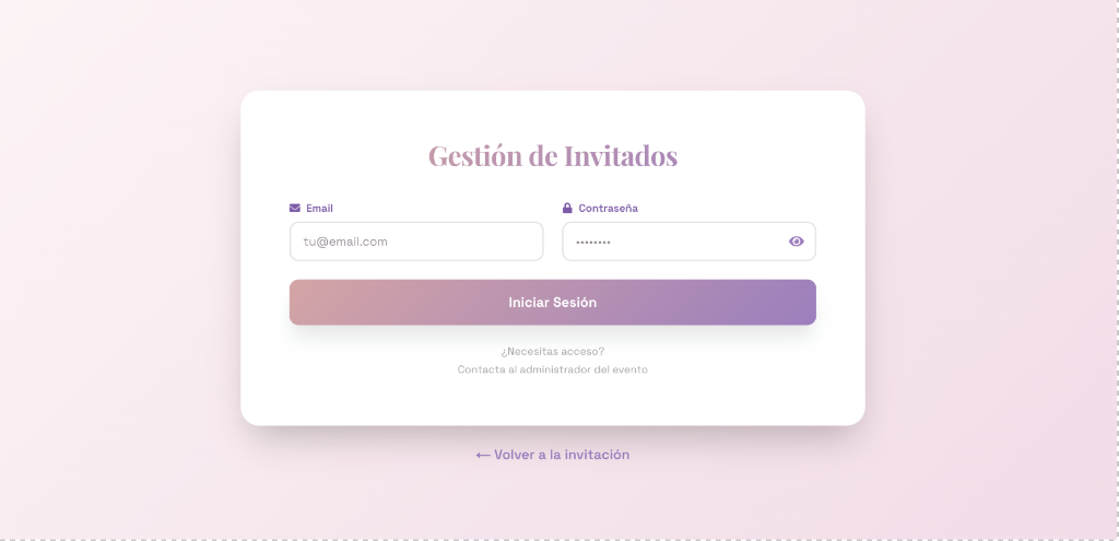 Login Personalizado